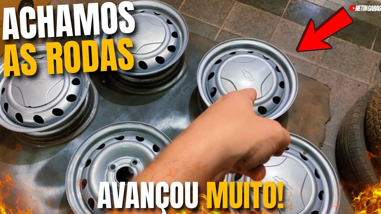 ACHAMOS AS RODAS! 😱 Pintamos e o Corsa Wind Avançou Muito na Montagem!