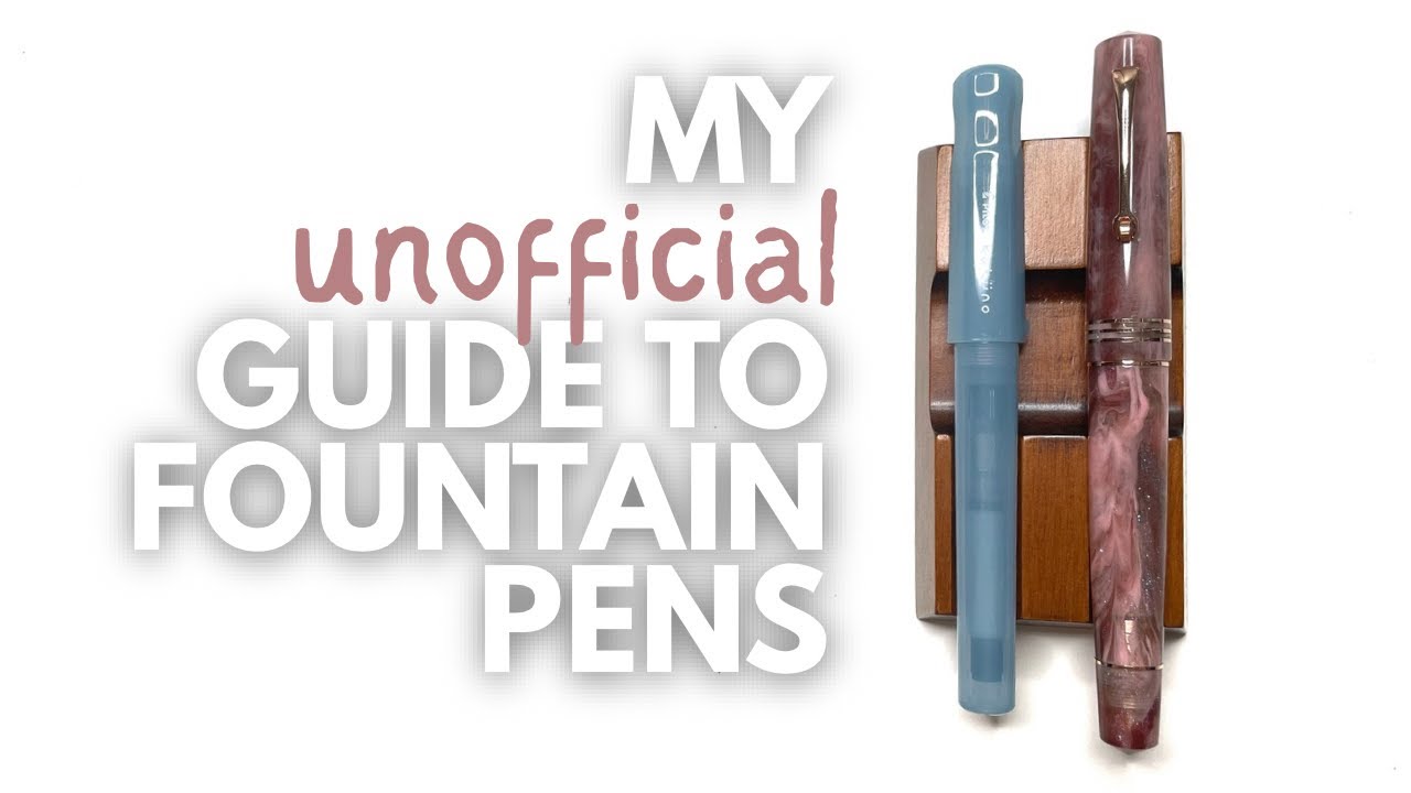 New to fountain pens and inks? My (unofficial) guide for starting in the #fountainpen hobby!