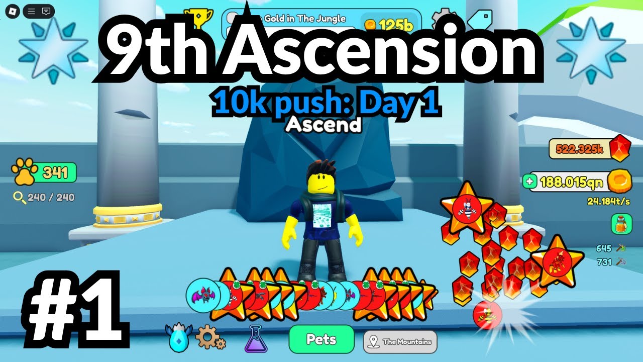 Roblox Collect All Pets | ASCENDING: Day 1 (9th Ascension)