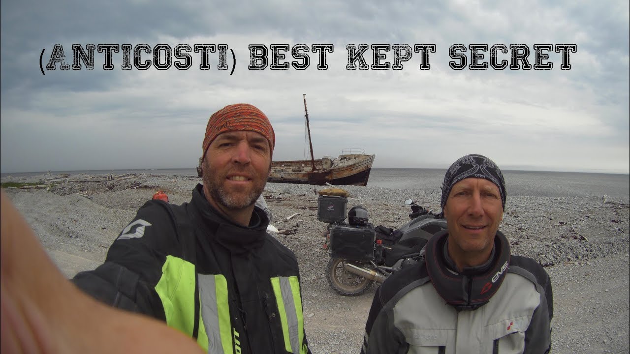 motorcycle adventure best kept secret (Anticosti)