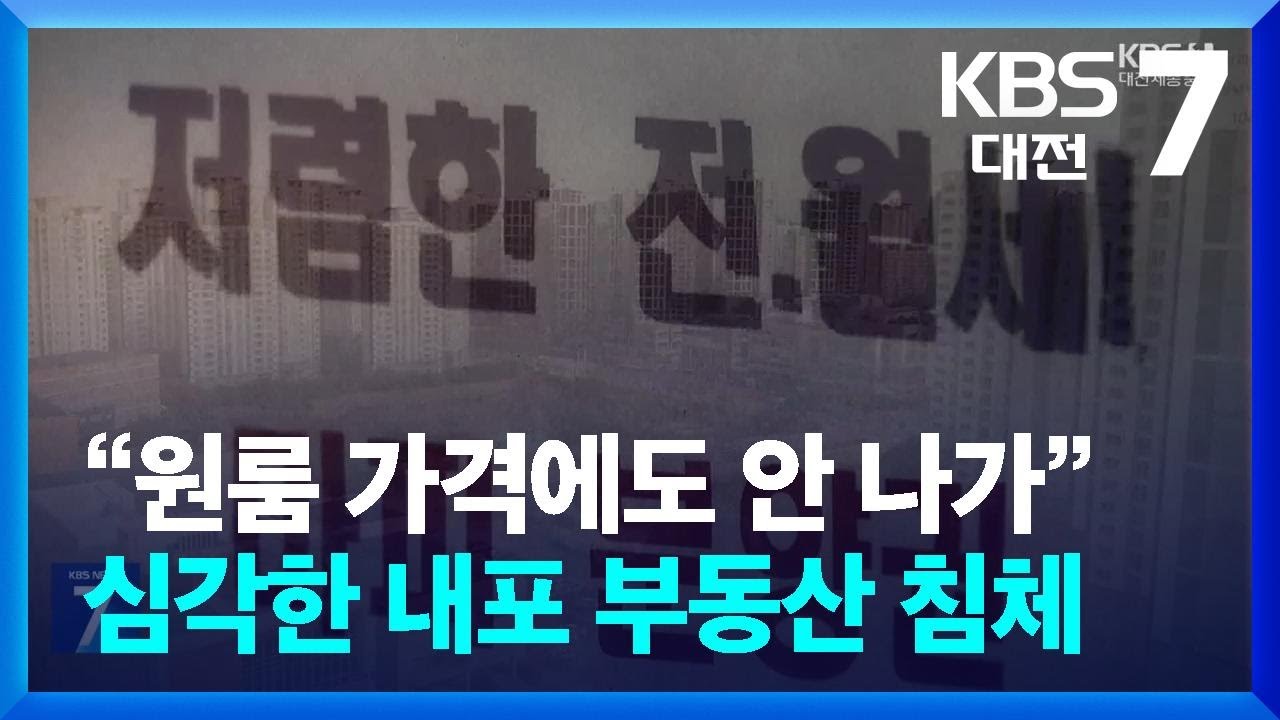 &ldquo;원룸 가격에도 안 나가&rdquo;&hellip;심각한 내포 부동산 침체 / KBS  2024.11.25.