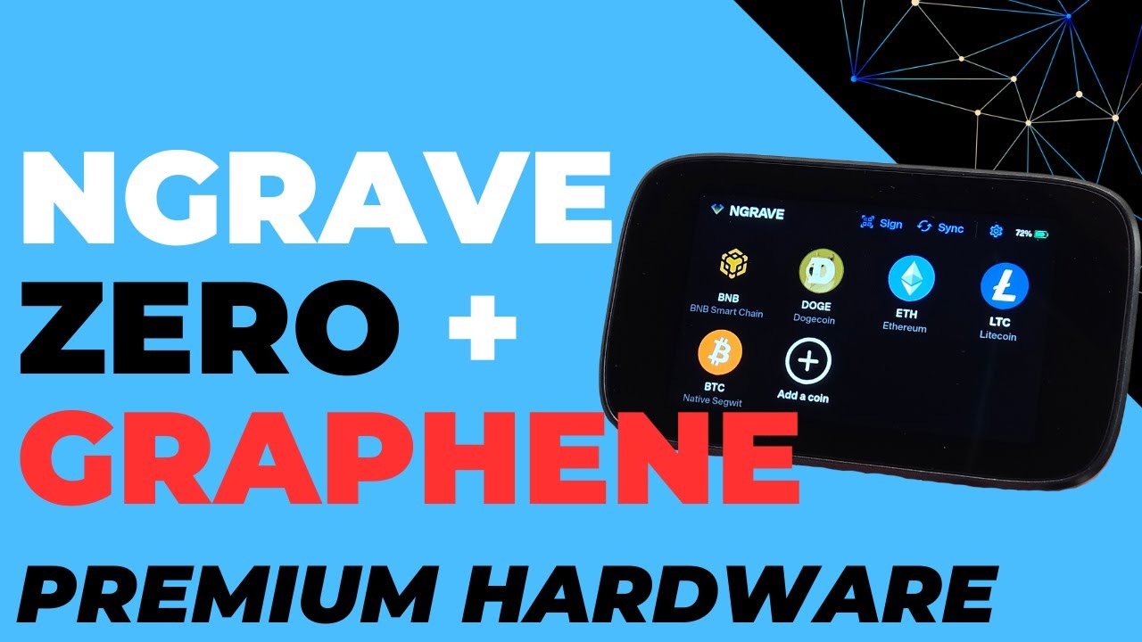 Ngrave Zero Air-Gapped Cryptocurrency Hardware Wallet + Graphene Steel Backup. Premium Build Quality