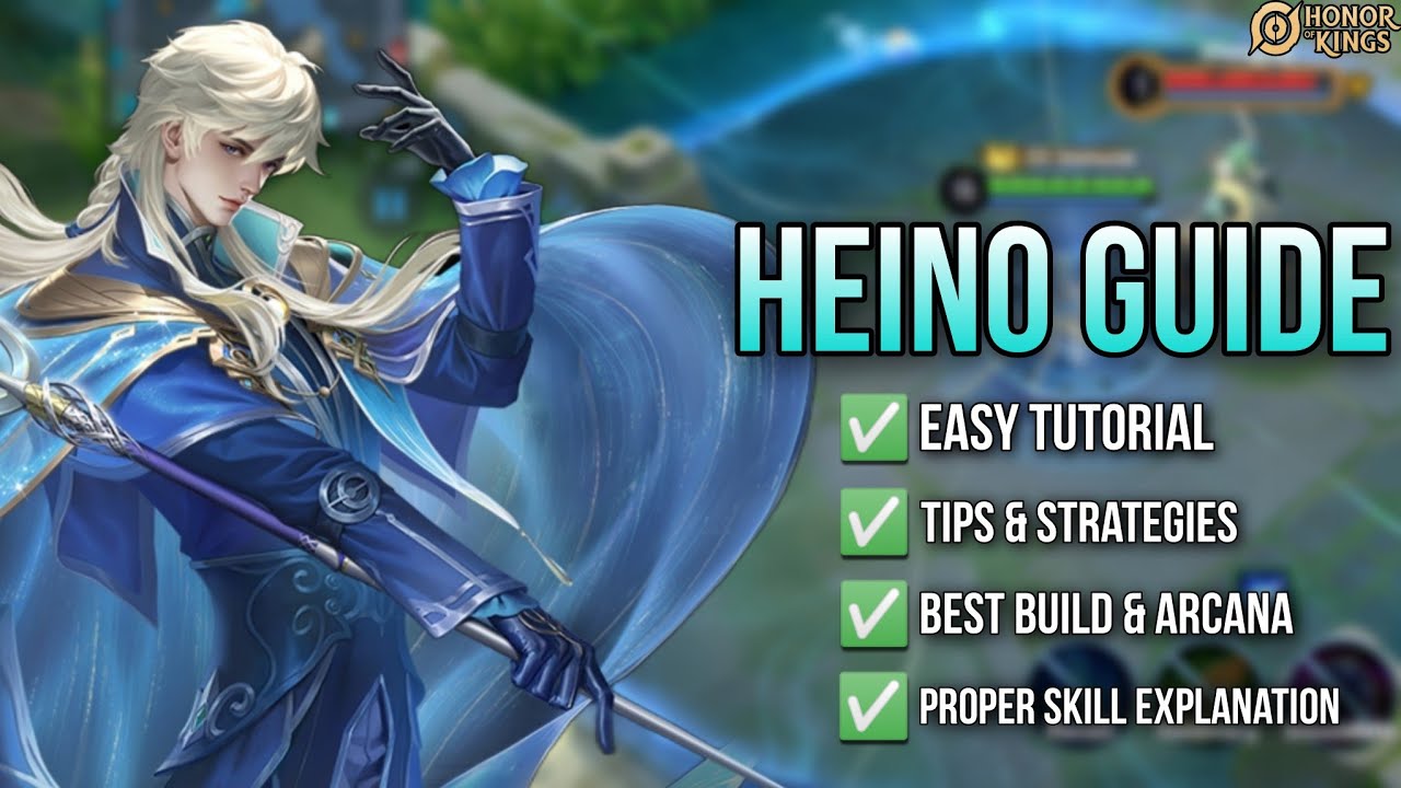 HOK: HEINO COMPLETE GUIDE & TIPS | BEST BUILD 2024 | Honor of Kings