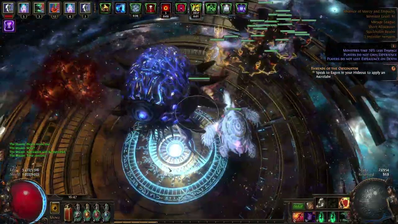 3.28 Poison Carrion Golems & Zombies Necromancer - All Uber bosses & Simu - Late / Option 1 Gear mix
