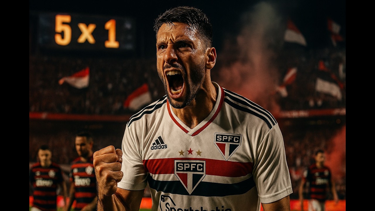 Calleri IMPARÁVEL! Hat-Trick, Goleada 5x1 e Humilhação do São Paulo no Flamengo | eFootball 2026