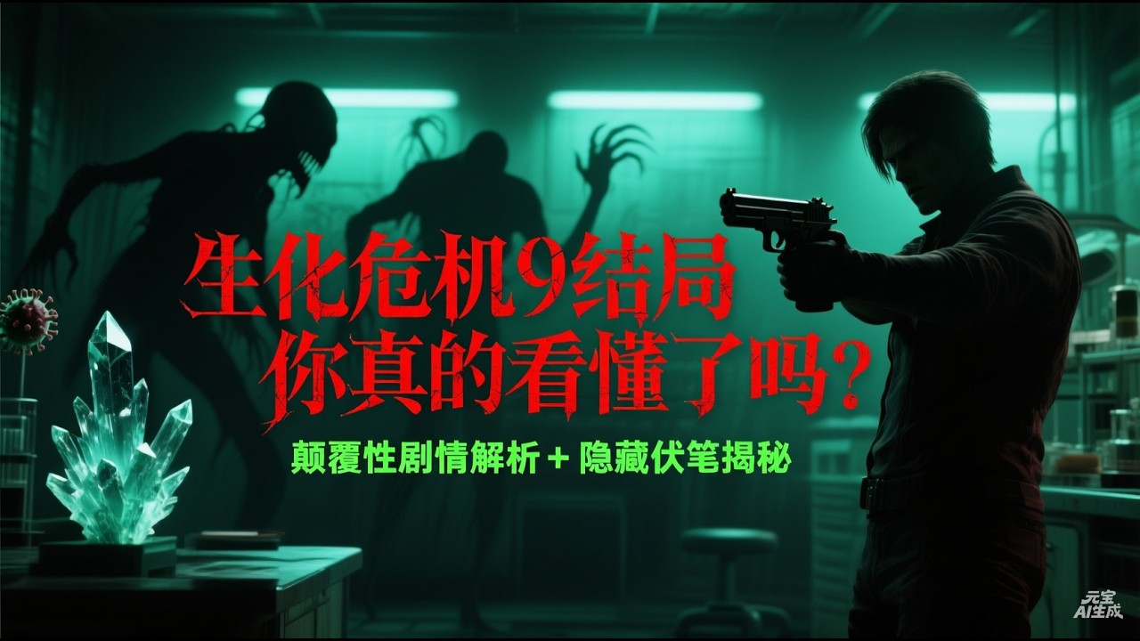 生化危机9结局你真的看懂了吗？全面解析颠覆性剧情转折、角色命运与新病毒背后的恐怖真相，以及它为整个系列未来埋下的惊人伏笔。