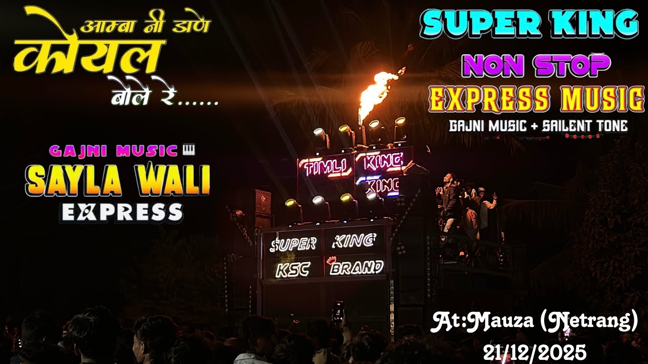 Sayla Wali Express Nonstop Timali Song || Super King Band Almavadi || At:- Mauza 😍😍|| Kya Sound Hai