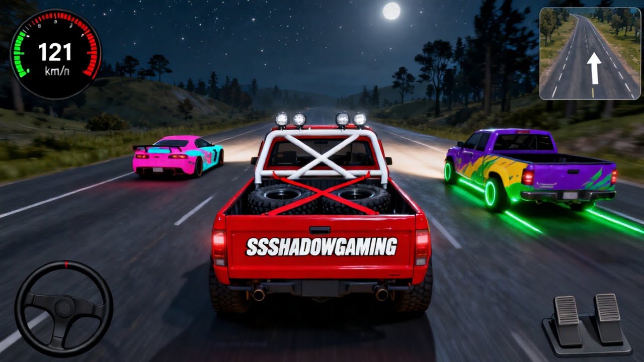 Moonlight Furry Rally Furry Offroad Car Racing-Sport Car Racing Game - Andriod Gameplay #1