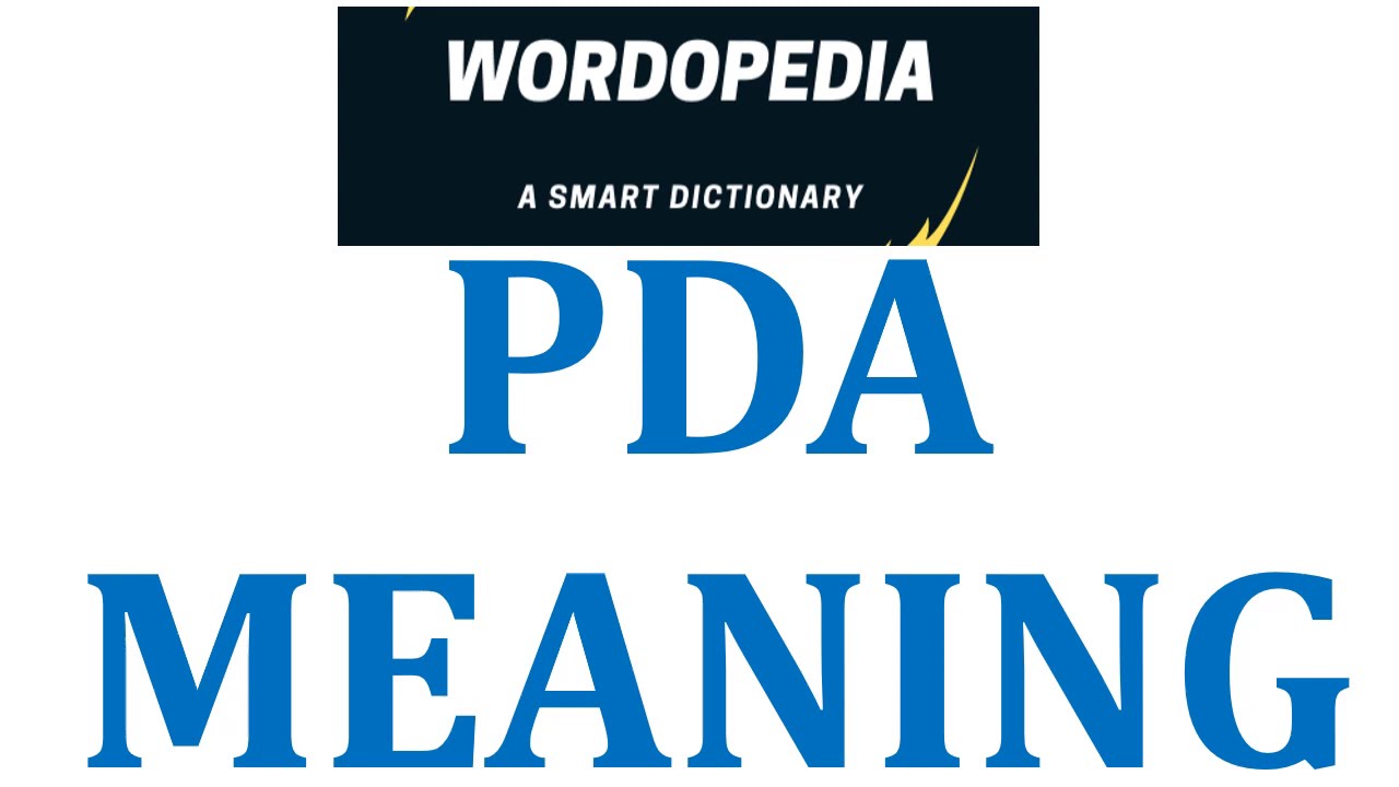 PDA MEANING