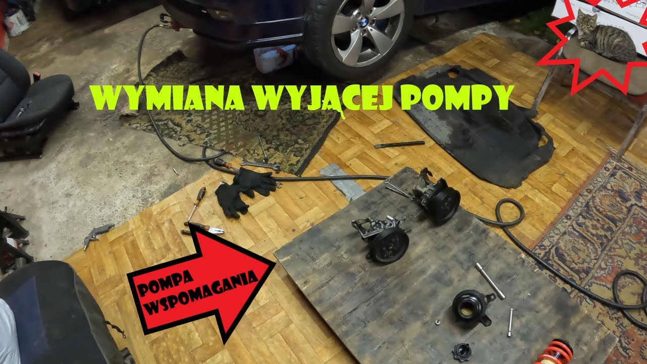 Wymiana pompy wspomagania BMW E39