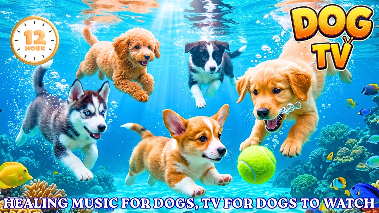 Dog Calming TV (LIVE) 🐶🎵 Dog Relaxation TV 💖 Separation Anxiety Music ⭐DOG TV