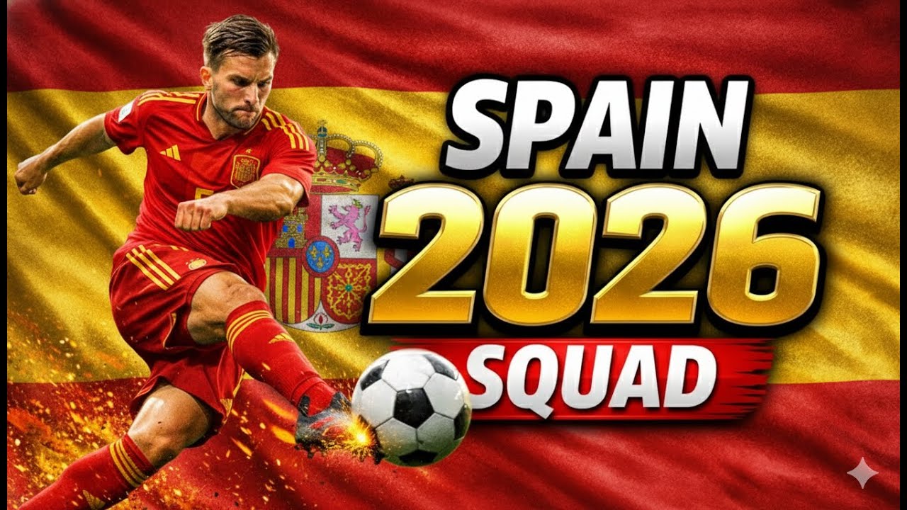 Spain’s Final 25-Man Squad for World Cup 2026 | Full Prediction & Analysis 🇪🇸⚽