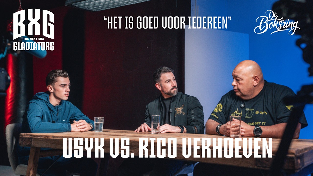 Usyk vs Rico Verhoeven?! Dit zeggen Mark, Mike en Geraldo