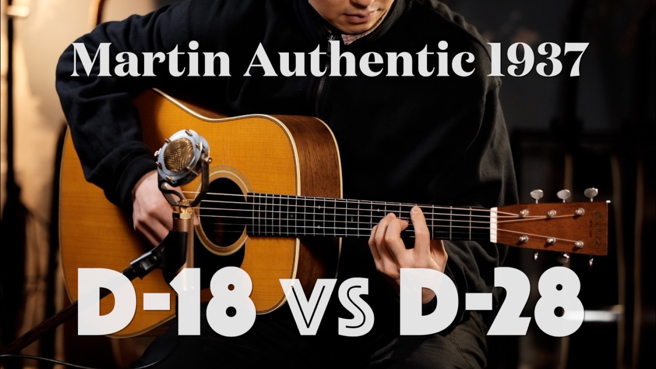 [비교] Martin Authentic 1937: D-18 vs D-28
