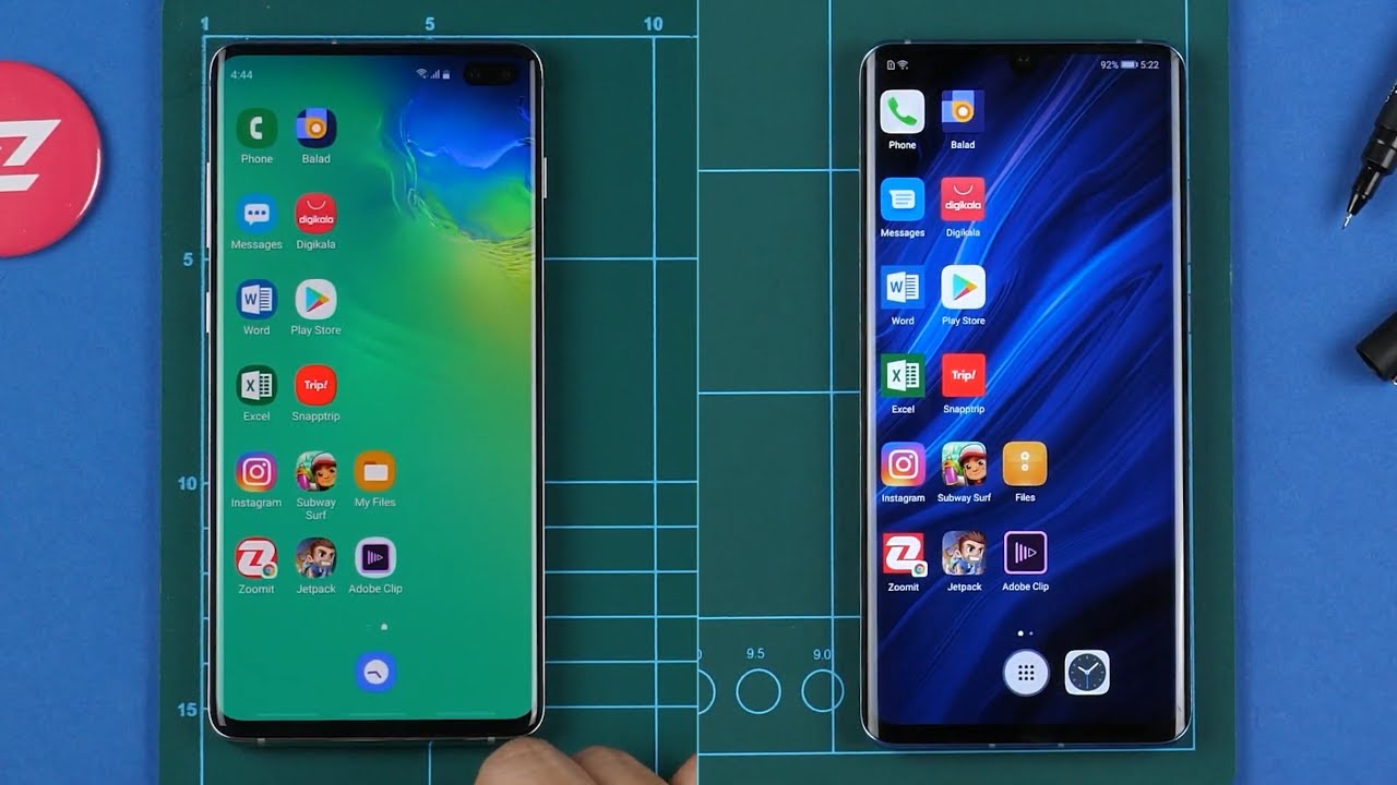 Speed Test Galaxy S10 plus vs P30 Pro / مقایسه سرعت پردازش پی 30 پرو با گلکسی اس 10 پلاس