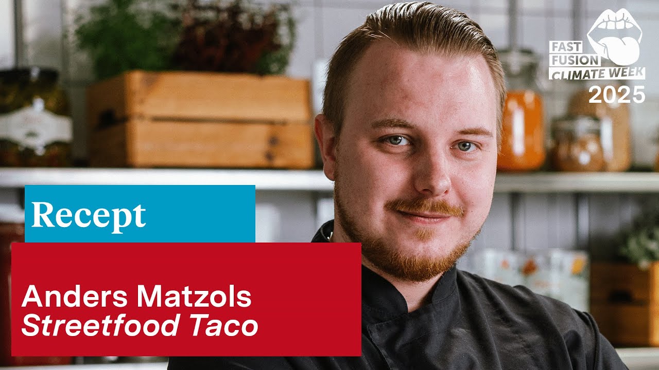 Recept | Streetfood Taco av Anders Matzols | Fast Fusion Climate Week