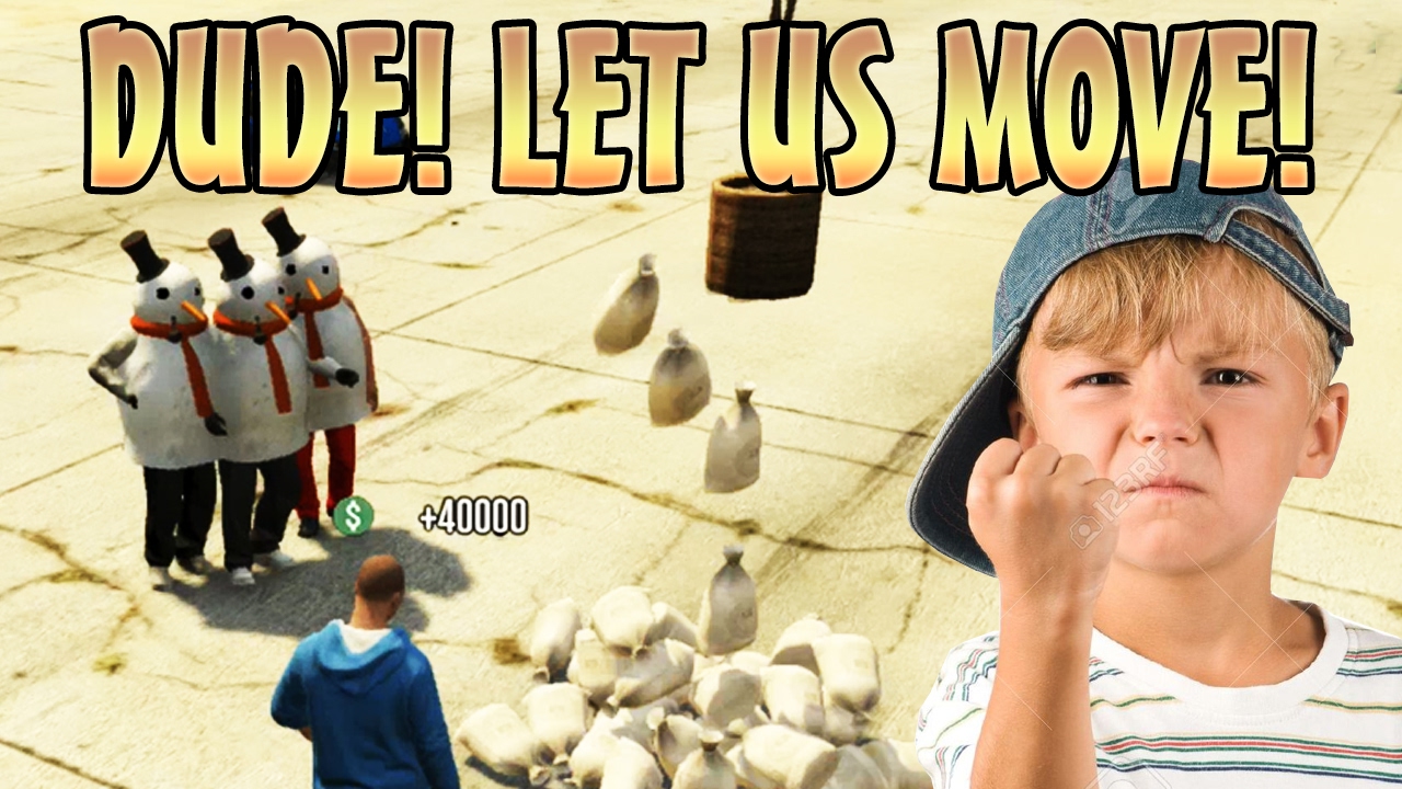 DROPPING MONEY WHILE THEY'RE STUCK! (GTA 5 Funny Trolling)