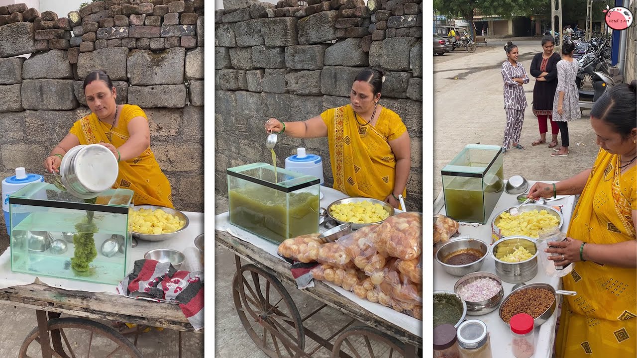 Рецепт пани пури в уличном стиле — Вода и начинка — Аппетитная ГолГаппа #panipuri #streetstyle