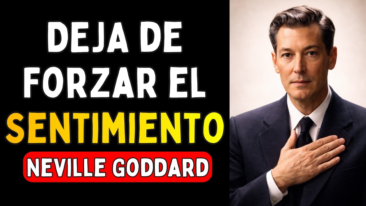 DEJA de Intentar Sentir — Haz Esto en Su Lugar | Ley de la Asunción | Neville Goddard !!