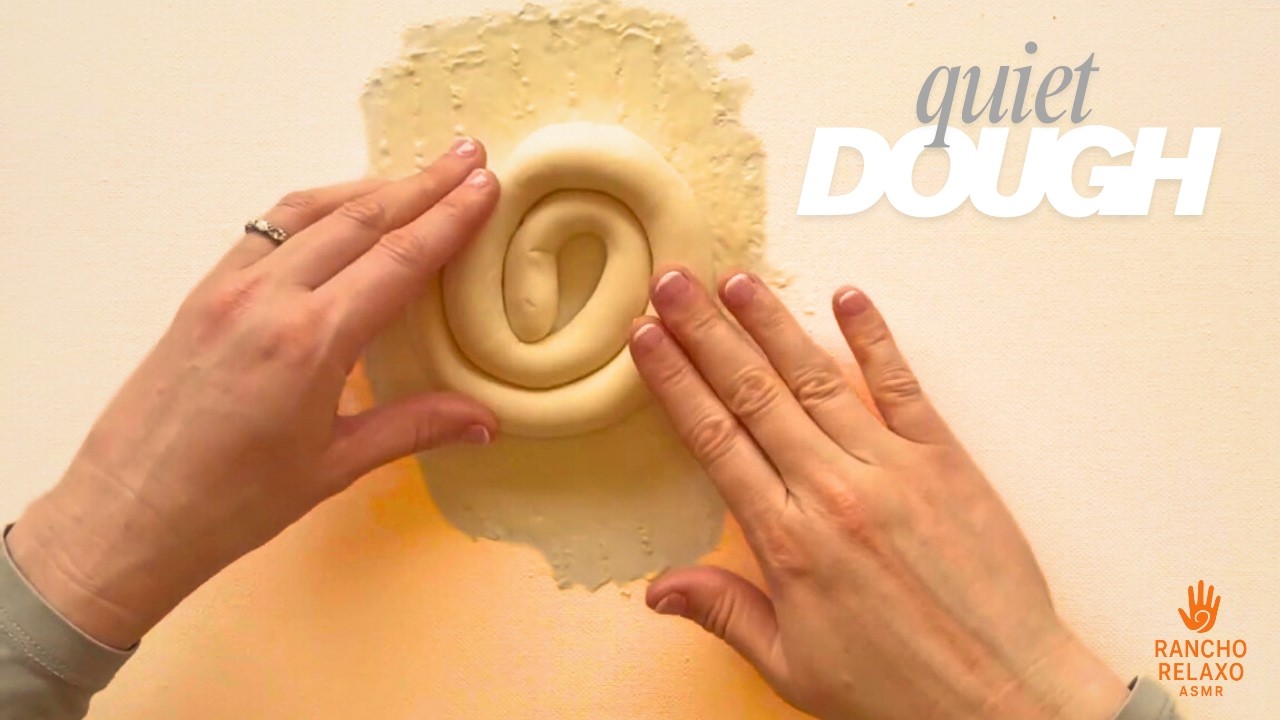 Quiet Dough Kneading ASMR 🤍 Soft Folds & Hand Sounds (No Talking)