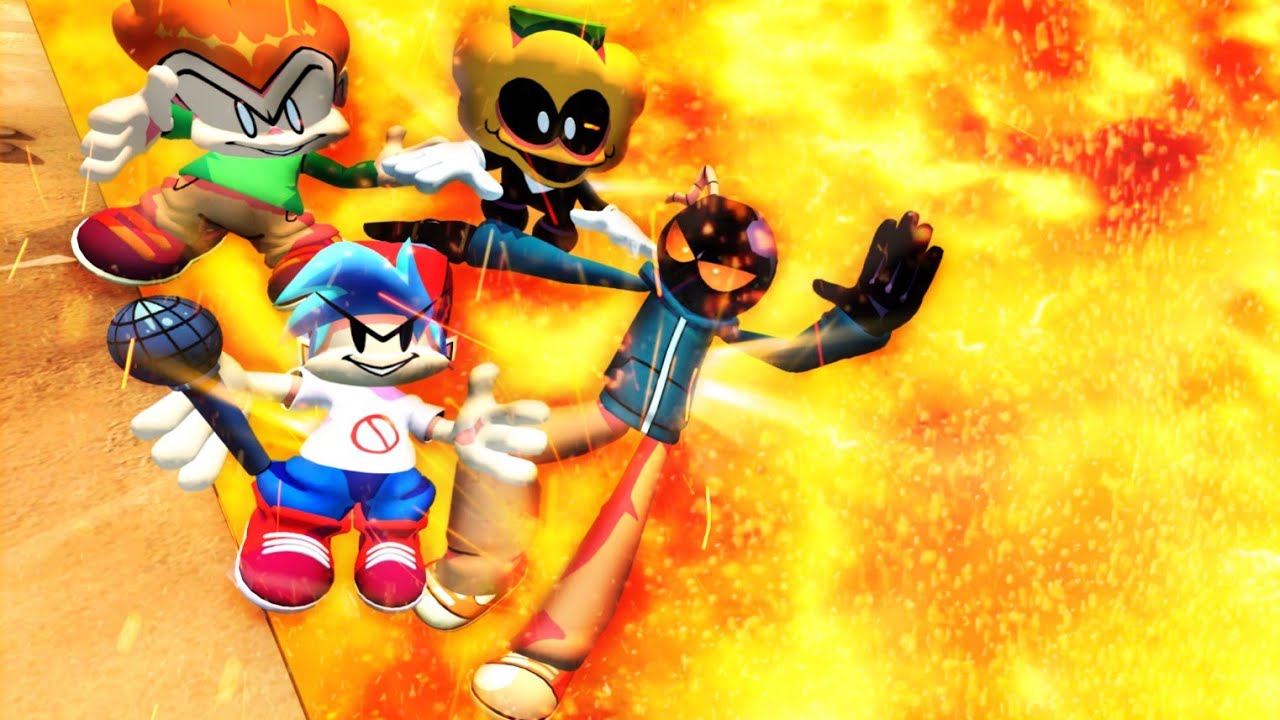 GMOD Ragdolls Test | FNF/Friday Night Funkin (Pico, Boyfriend, Tankman)