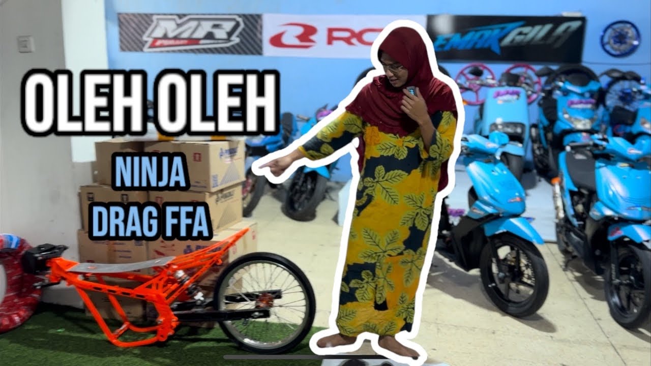 EMAK DI KASIH MOTOR DRAG  #skyblue #h.dior