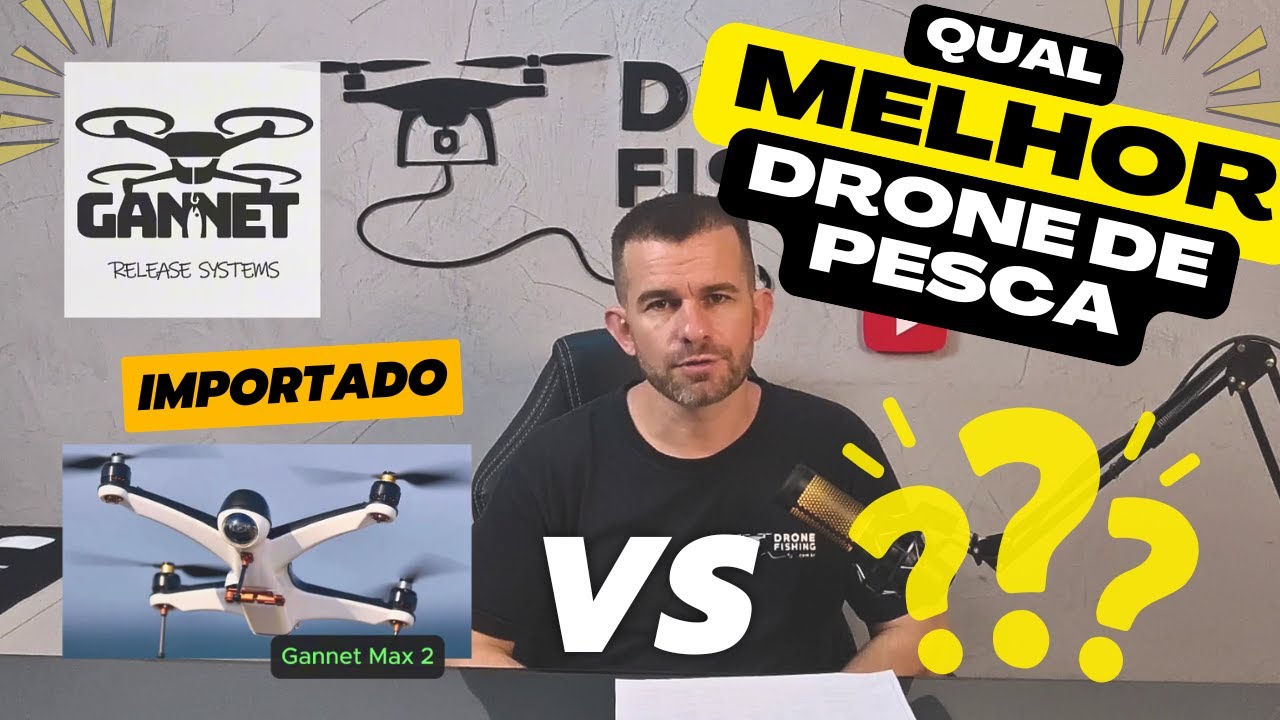 O MELHOR DRONE DE PESCA 2025? | Parte 5 - Gannet Max 2 Vale a Pena? Especificações e Limites