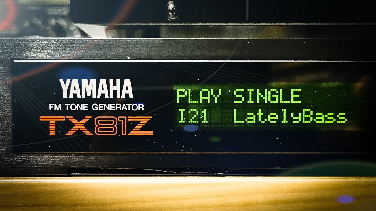 Создаём хит 90-х с Yamaha TX81Z!