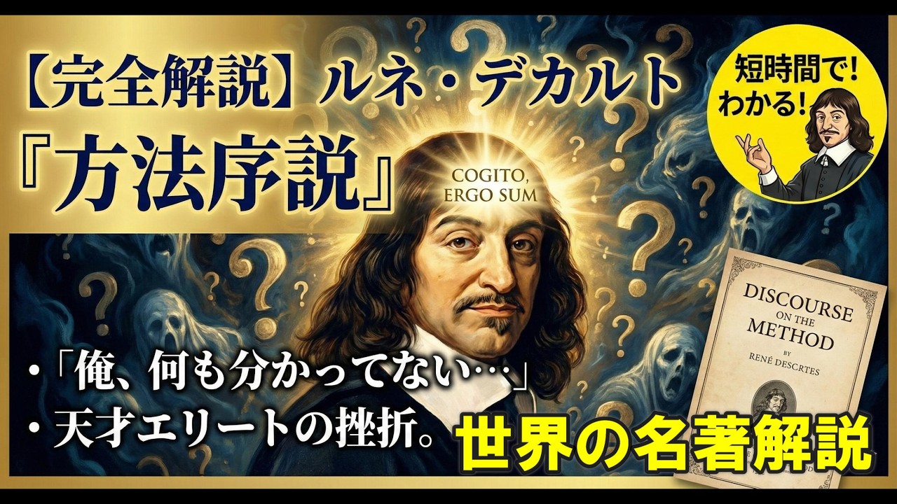 【完全解説】ルネ・デカルト『方法序説』