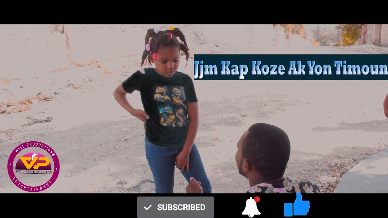 Jjm kap koze ak yon timoun