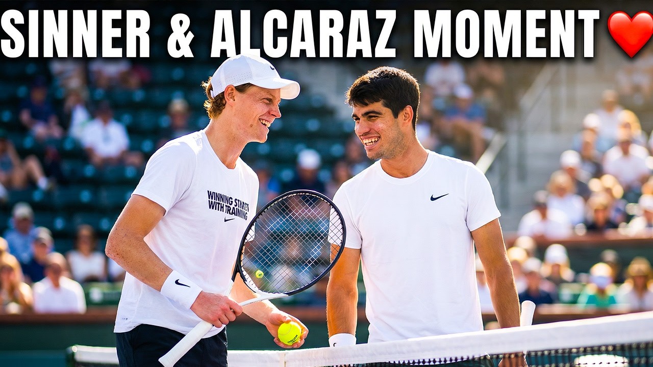 Sinner & Alcaraz Surprise Fans With Heartwarming Moment at Indian Wells 2026