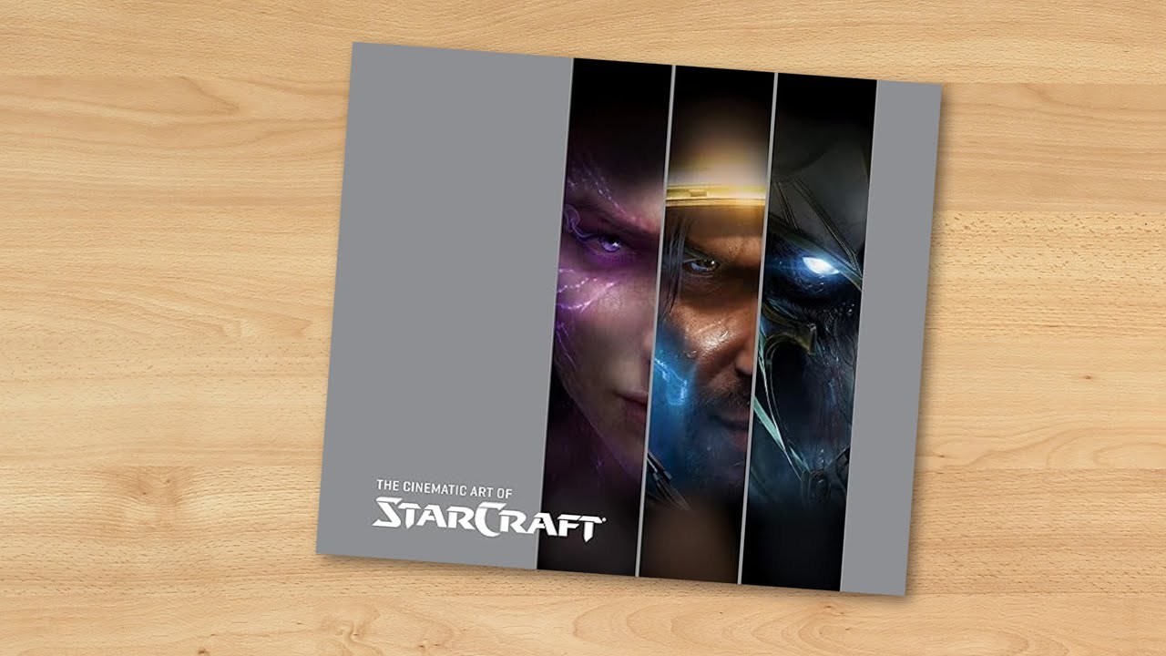 The Cinematic Art of StarCraft (book flip)