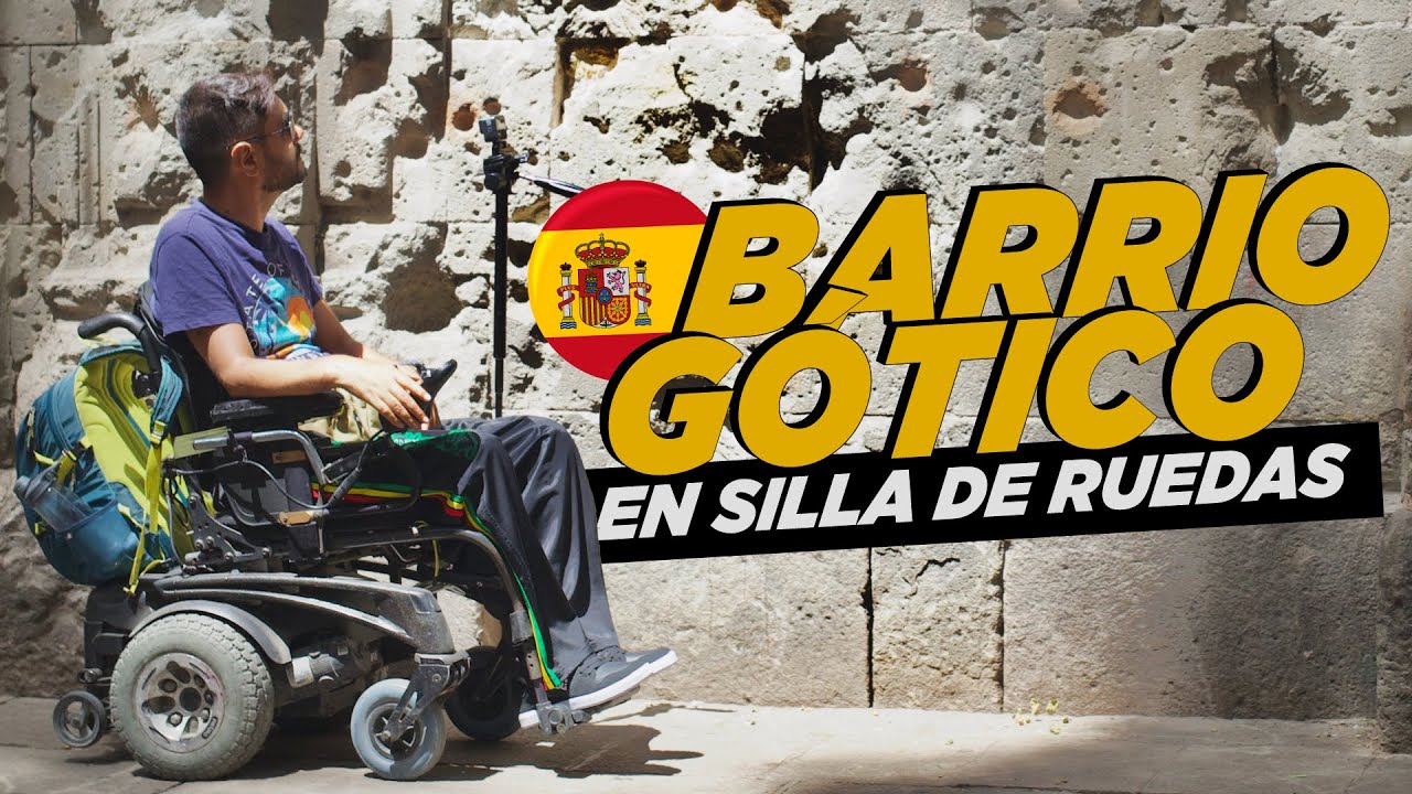 ♿️ DESCUBRIENDO lugares históricos y accesibles BARRIO GÓTICO de BARCELONA con MOVILIDAD REDUCIDA 😎