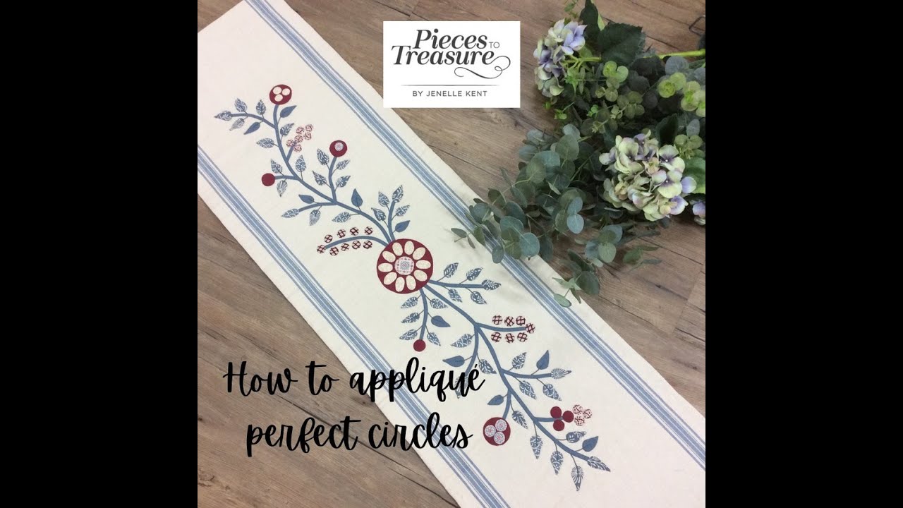 How to Applique Perfect Circles