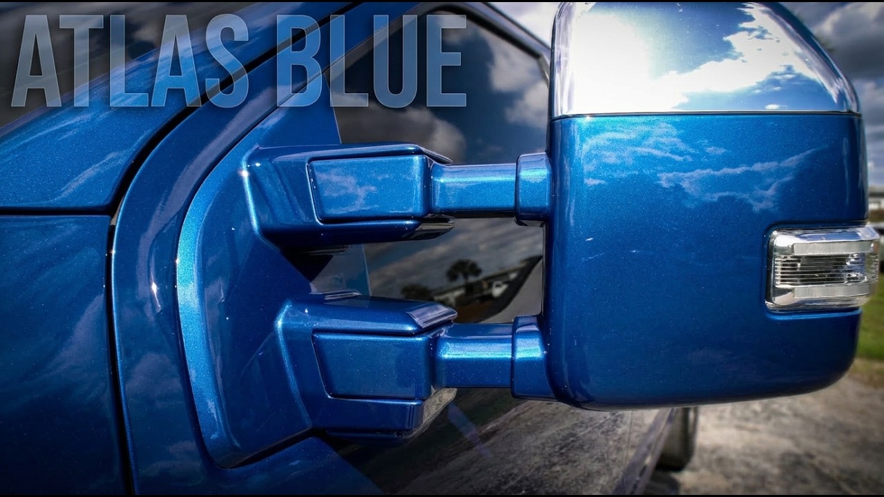 От начала до конца | Полная покраска в цвет кузова Atlas Blue F250