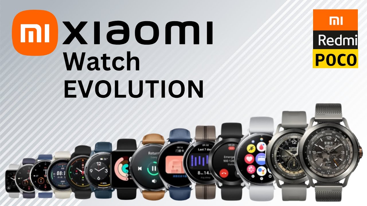 Evolution of Xiaomi Watch | History of Xiaomi Watch