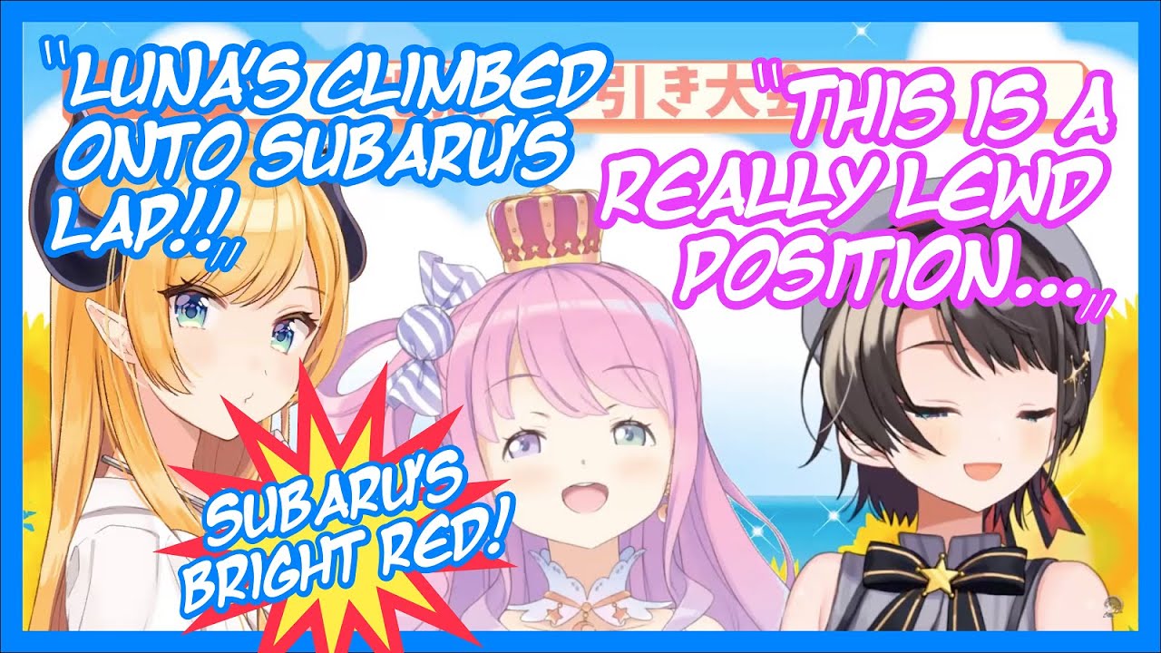 Luna gets Subaru to Kiss her & Choco-sensei in a Forfeit Game [ENG]