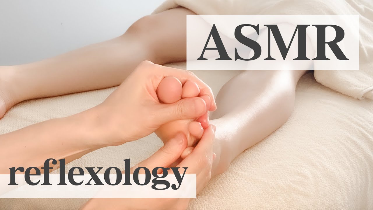 |ASMR| 足の疲れの方必見！アロマオイルマッサージで疲労回復 女子学生モデル #足裏 #reflexology #足つぼマッサージ