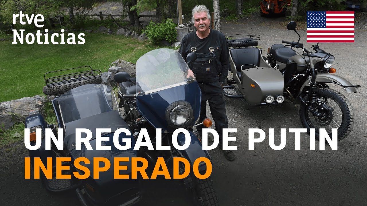 PUTIN REGALA una MOTOCICLETA a un bombero retirado de ALASKA tras su encuentro con TRUMP | RTVE