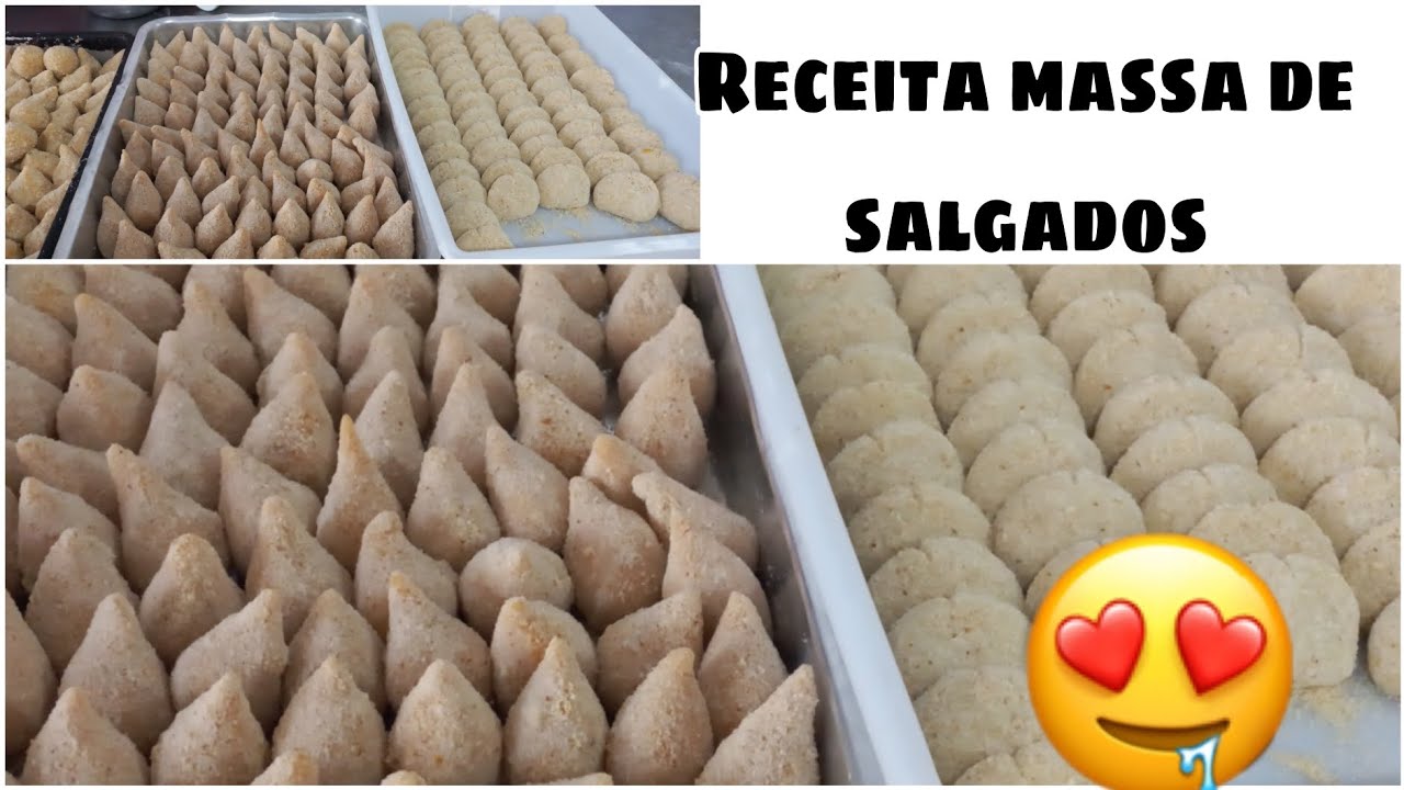 💥Massa para salgados / salgadinhos de festa💥💥 fácil e prática 💥#confeitaria #ifood #receitas