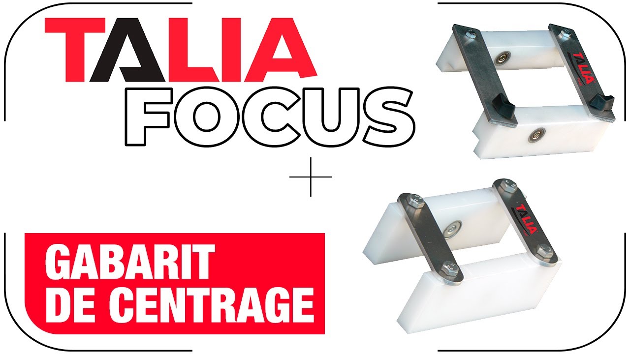 Gabarit de centrage pour plaquiste
