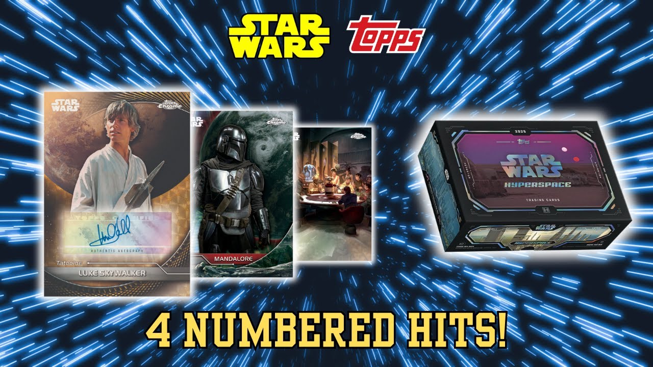 2025 Topps Star Wars Hyperspace Hobby Box Opening (4 Numbered Parallels!)
