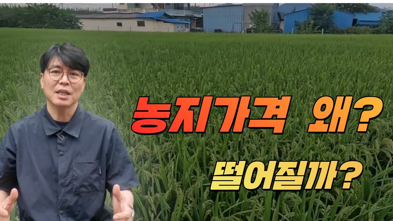 농지 가격이 떨어진다고? 왜?? 진입장벽이 높아서?