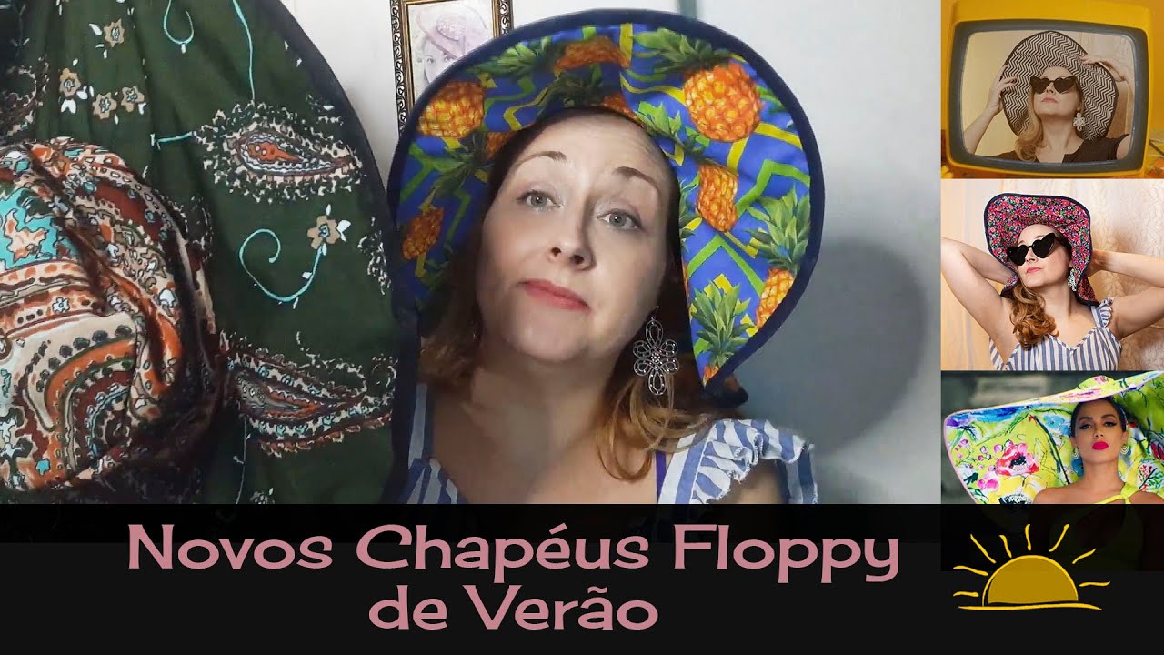 Novos Chapéus Floppy de  Verão