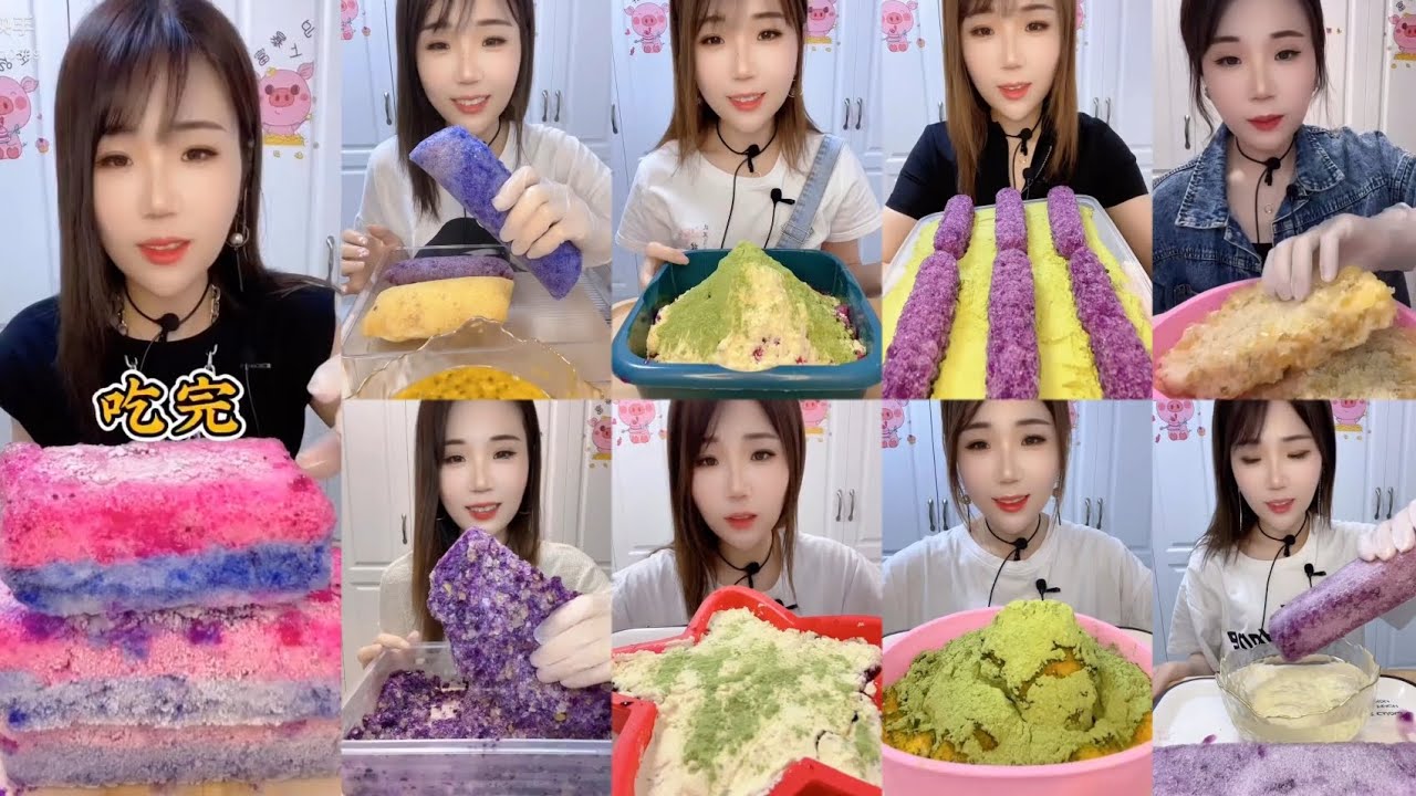 yy eating dip ice, matcha & milk powder, and crunchy crushed ice | eps 27