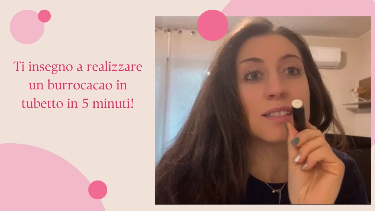 Tutorial burrocacao naturale in tubetto fai da te con cera d'api