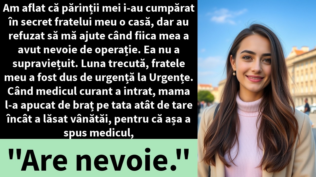 Am aflat că părinții mei i-au cumpărat în secret fratelui meu o casă, dar au refuzat să mă ajute