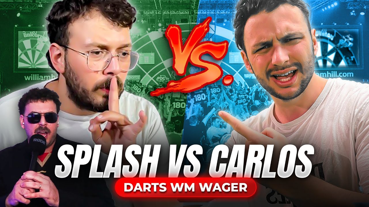 SPANNUNG BIS ZUM SCHLUSS 🤯 WM DARTS DUELL GEGEN ACHHCARLOS | MIT EINLAUF & INTERVIEW! 😱🎯
