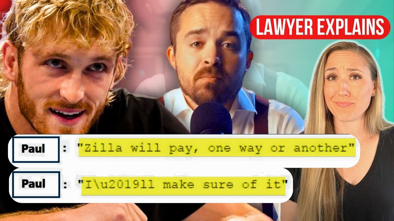 New Scummy Logan Paul Texts Sinking His Lawsuit Against Coffeezilla | LAWYER EXPLAINS