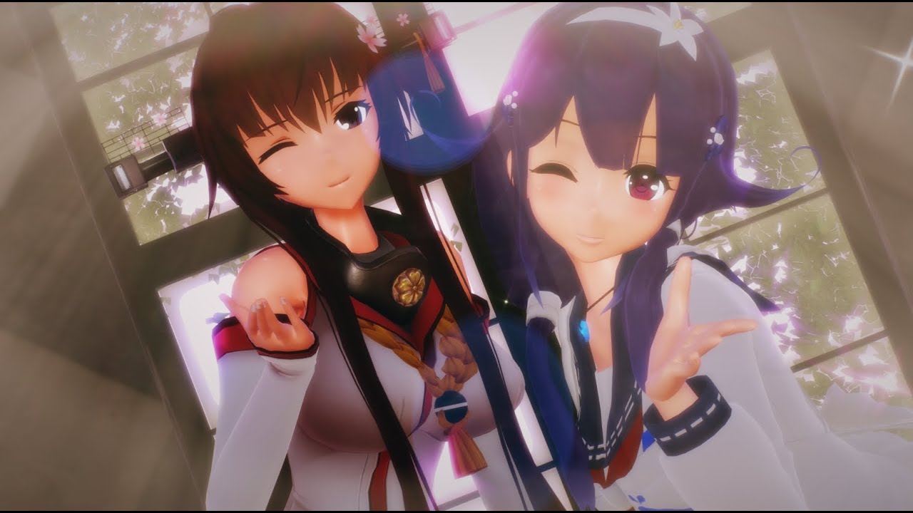 【艦これMMD】大和、大鯨で「愛包ダンスホール」【MiluMMD】